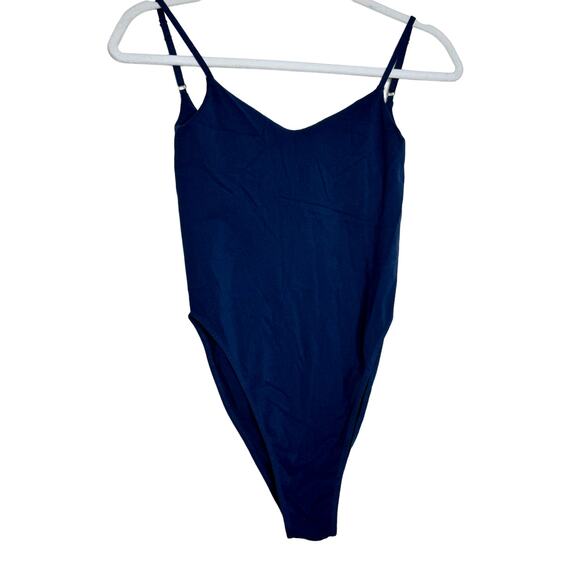 Intimately by Free People Tops - Intimately Free People Blue V-Neck Sleeveless Bodysuit NWOT Size XS/S